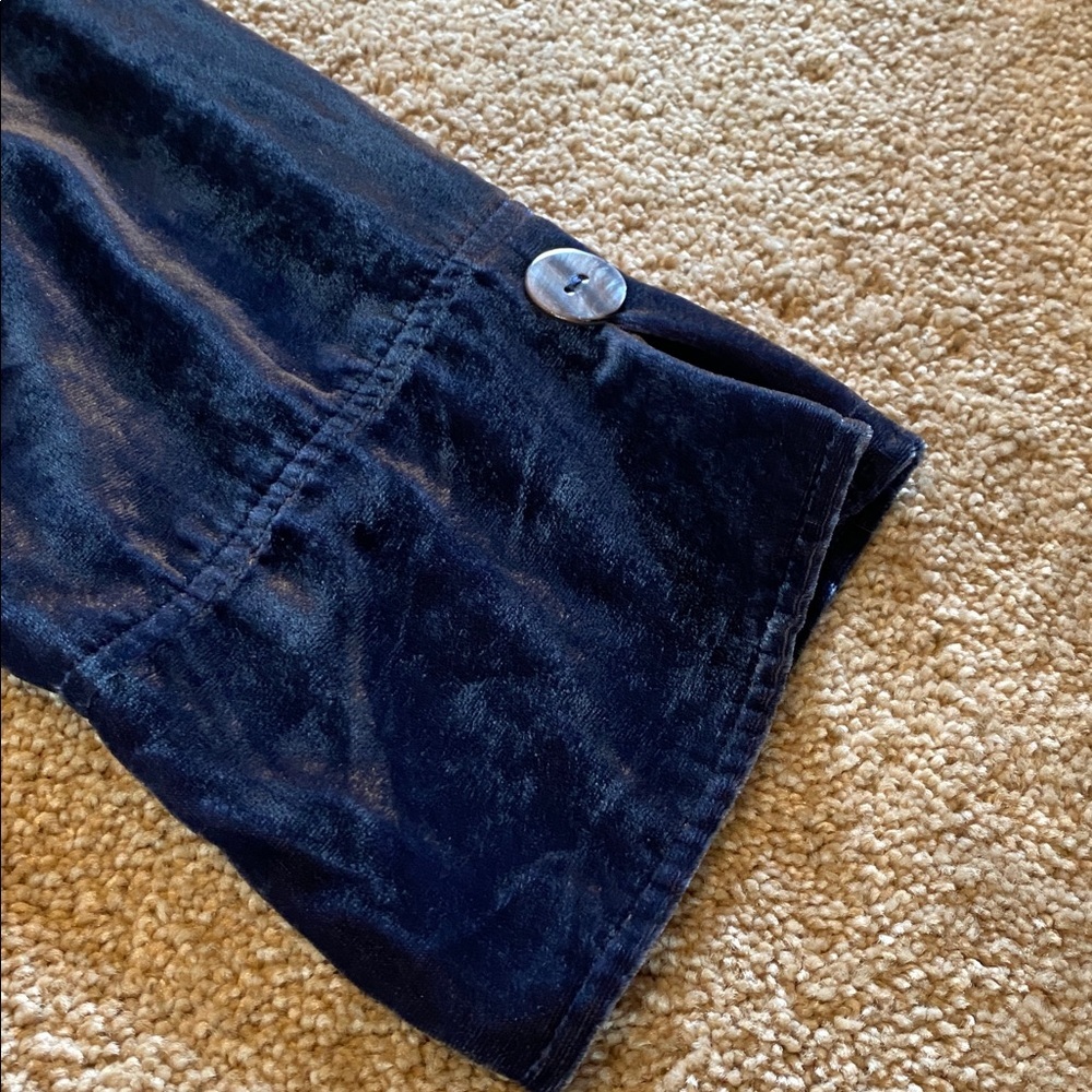 Habitat THE "PARTY" SHIRT Velvet True Blue Size SMALL - Picture 6 of 11